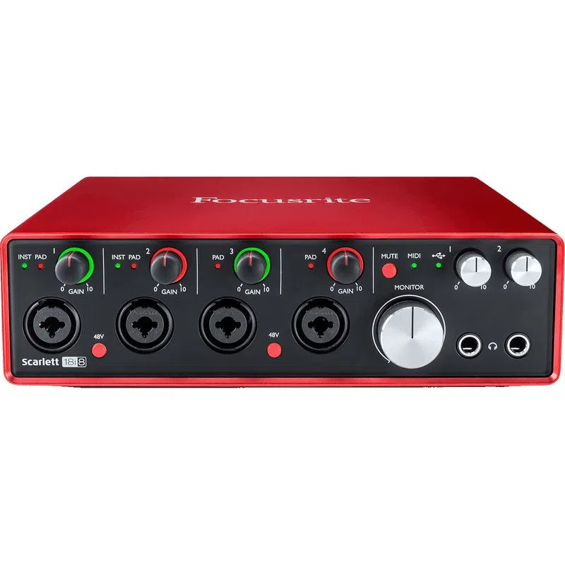 Interfaz de Audio Scarlett 18i8 3ra Gen Focusrite