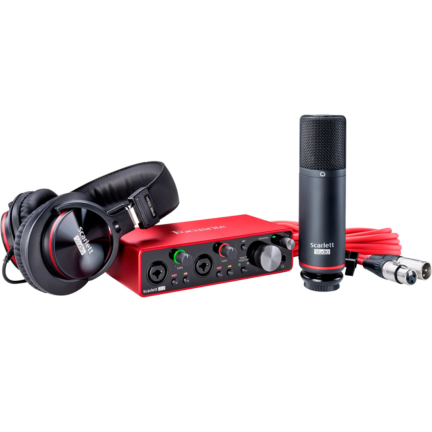 Scarlett 2i2 Studio 3ra Gen Recording Pack de Grabación Focusrite