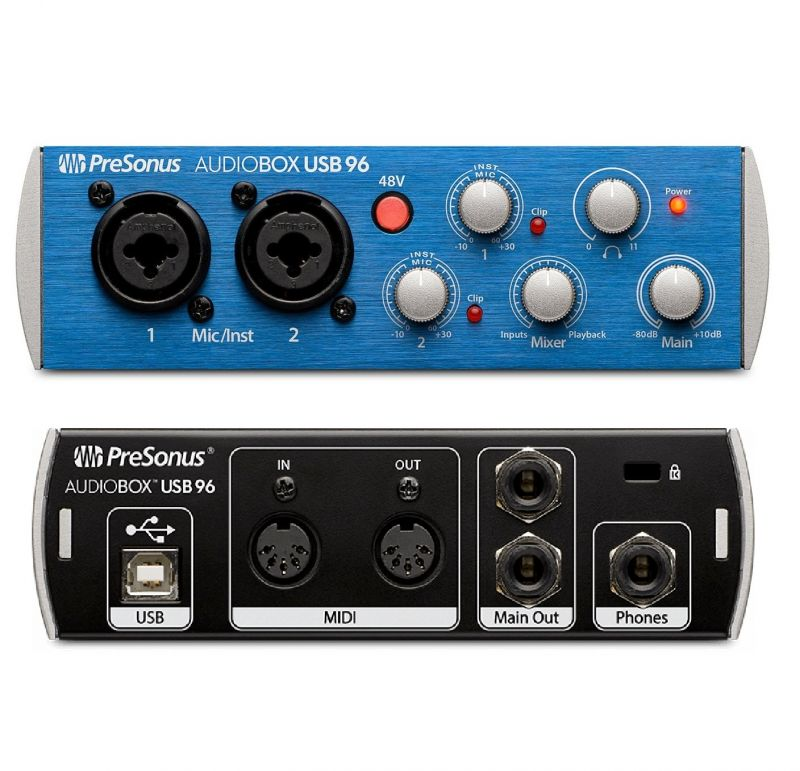 Interfaz de Audio Audiobox 96 USB Presonus