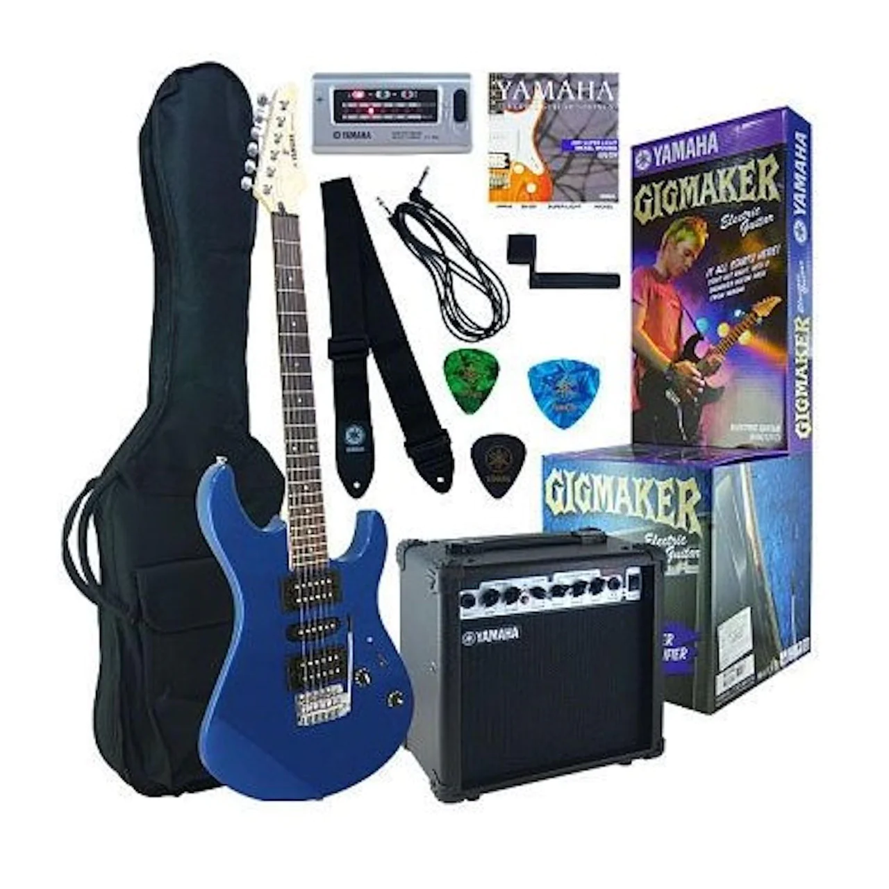 Pack Guitarra Eléctrica con Amplificador + Accesorios ERG121GPII Yamaha