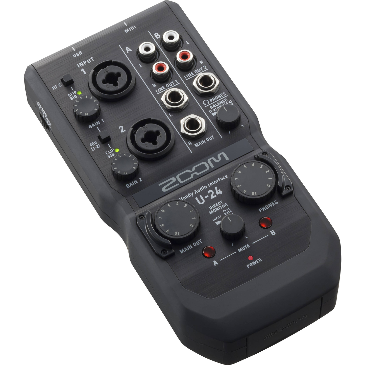 Interfaz de Audio U24 Zoom