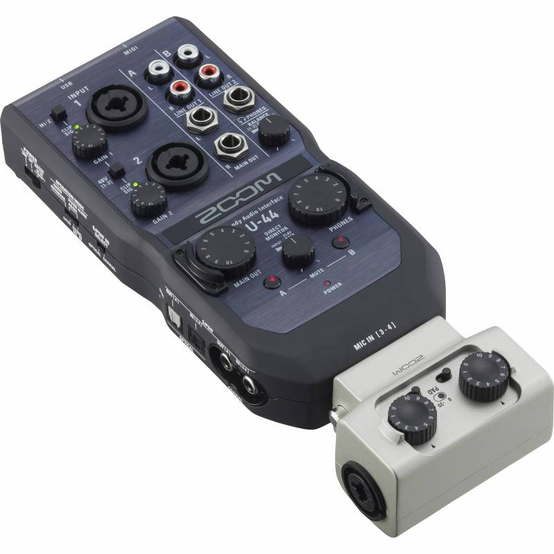 Interfaz de Audio U44 Zoom