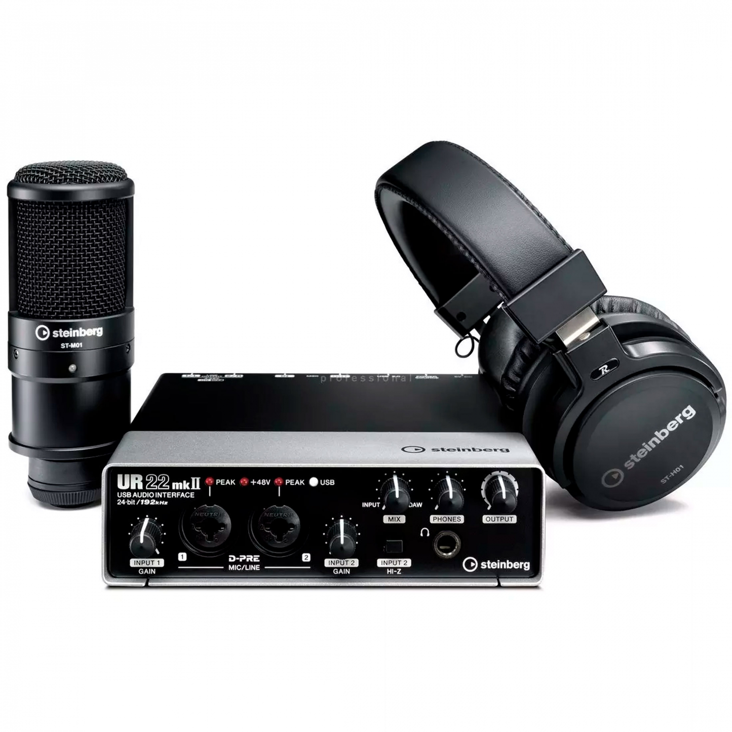 UR22MKII Recording Pack de Grabación USB Steinberg