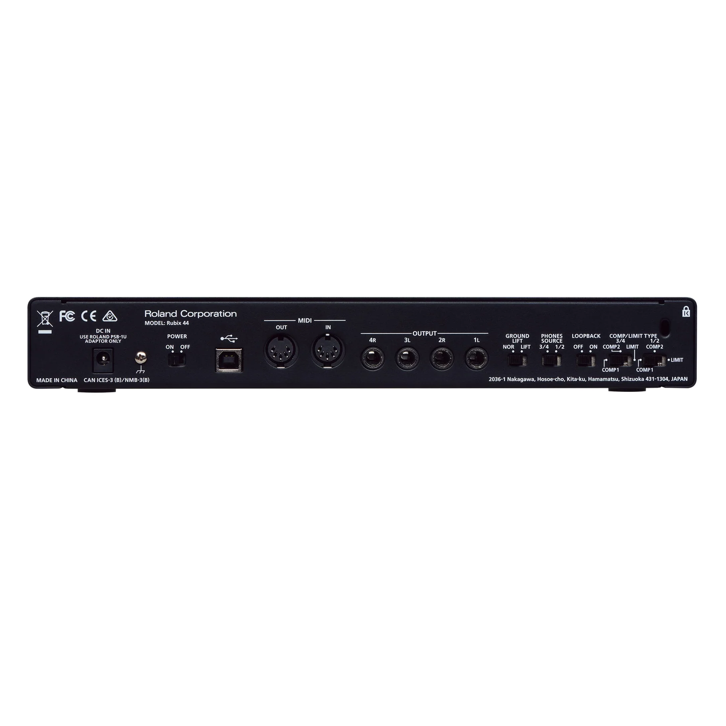 Interfaz de Audio RUBIX44 USB Roland